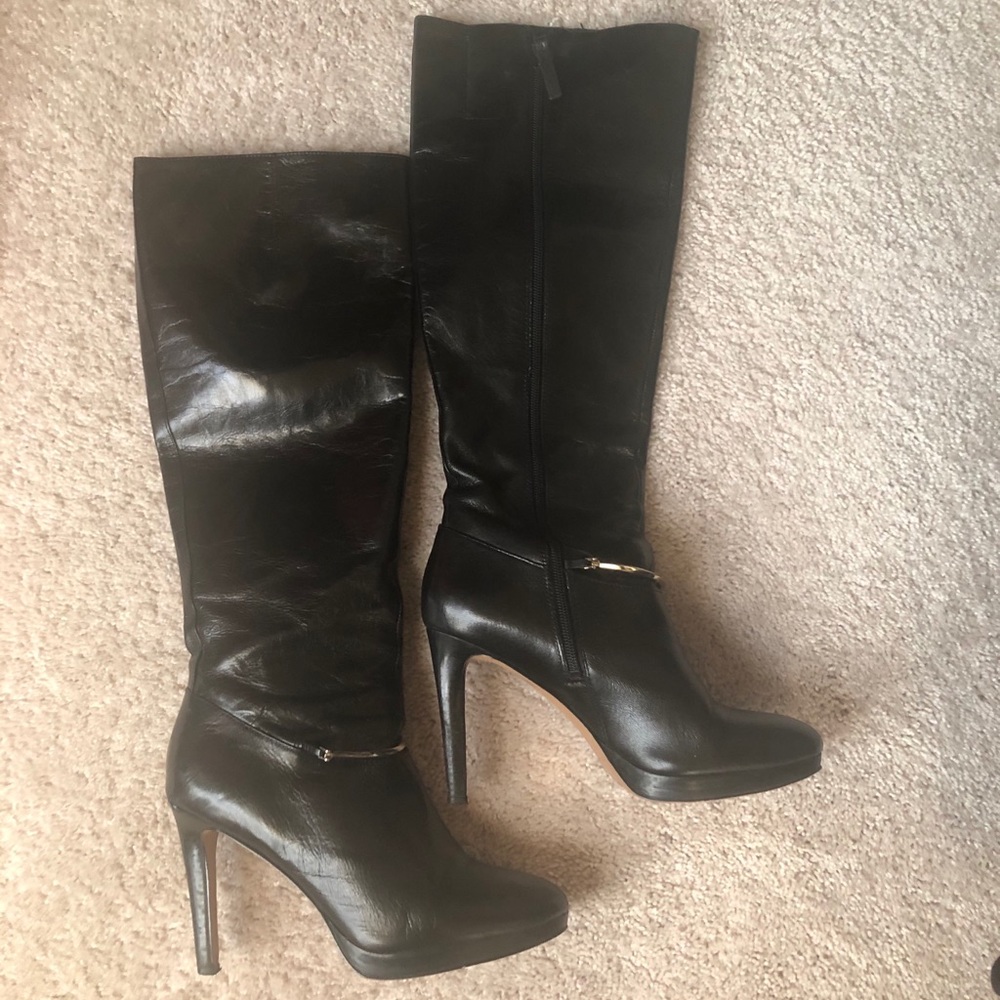 Black Nine West Knee High Boots